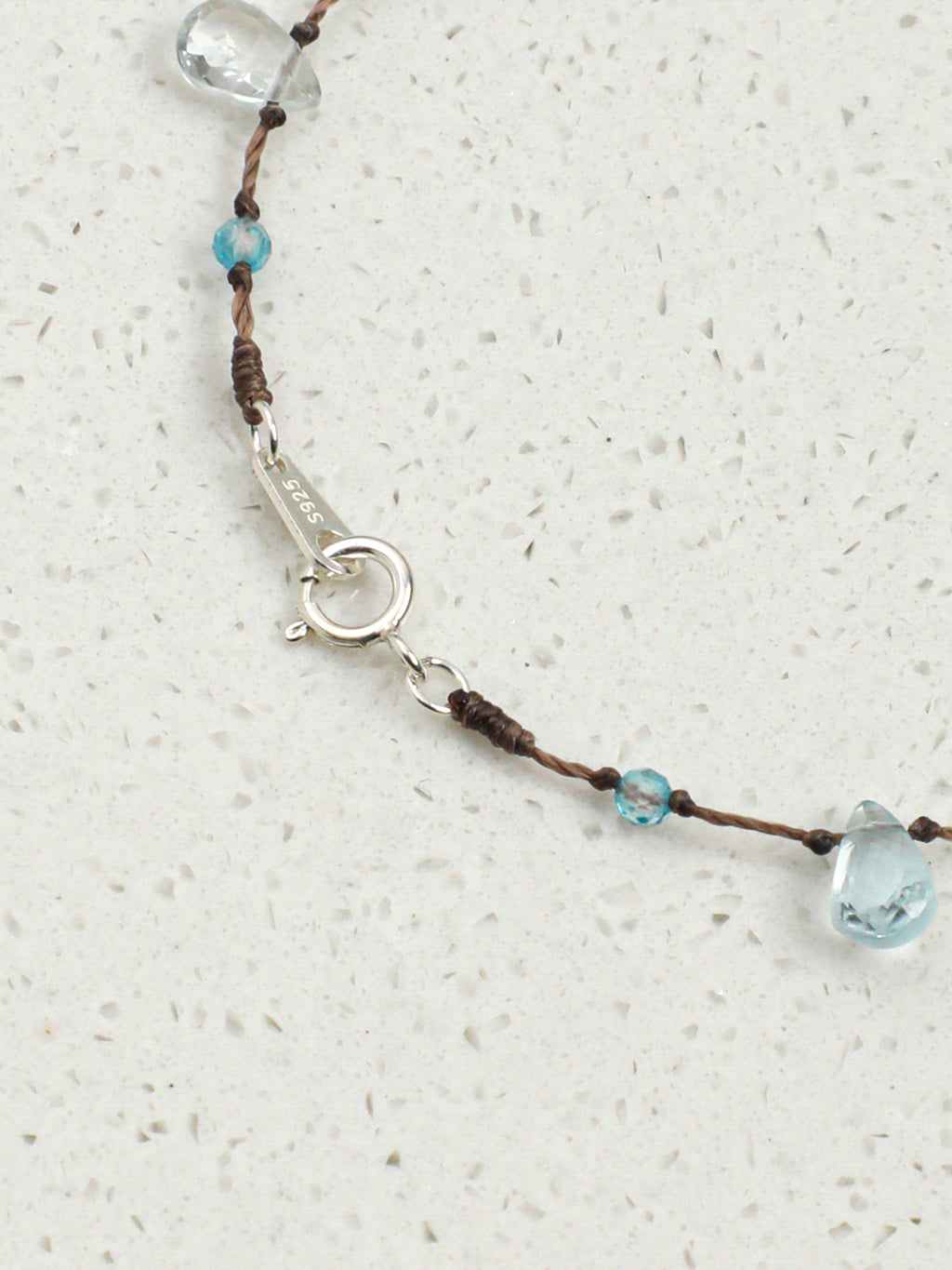Colorful Mood Crystal Bracelet — topaz teardrop, faceted ametrine teardrop, faceted peridot teardrop | SENLORE