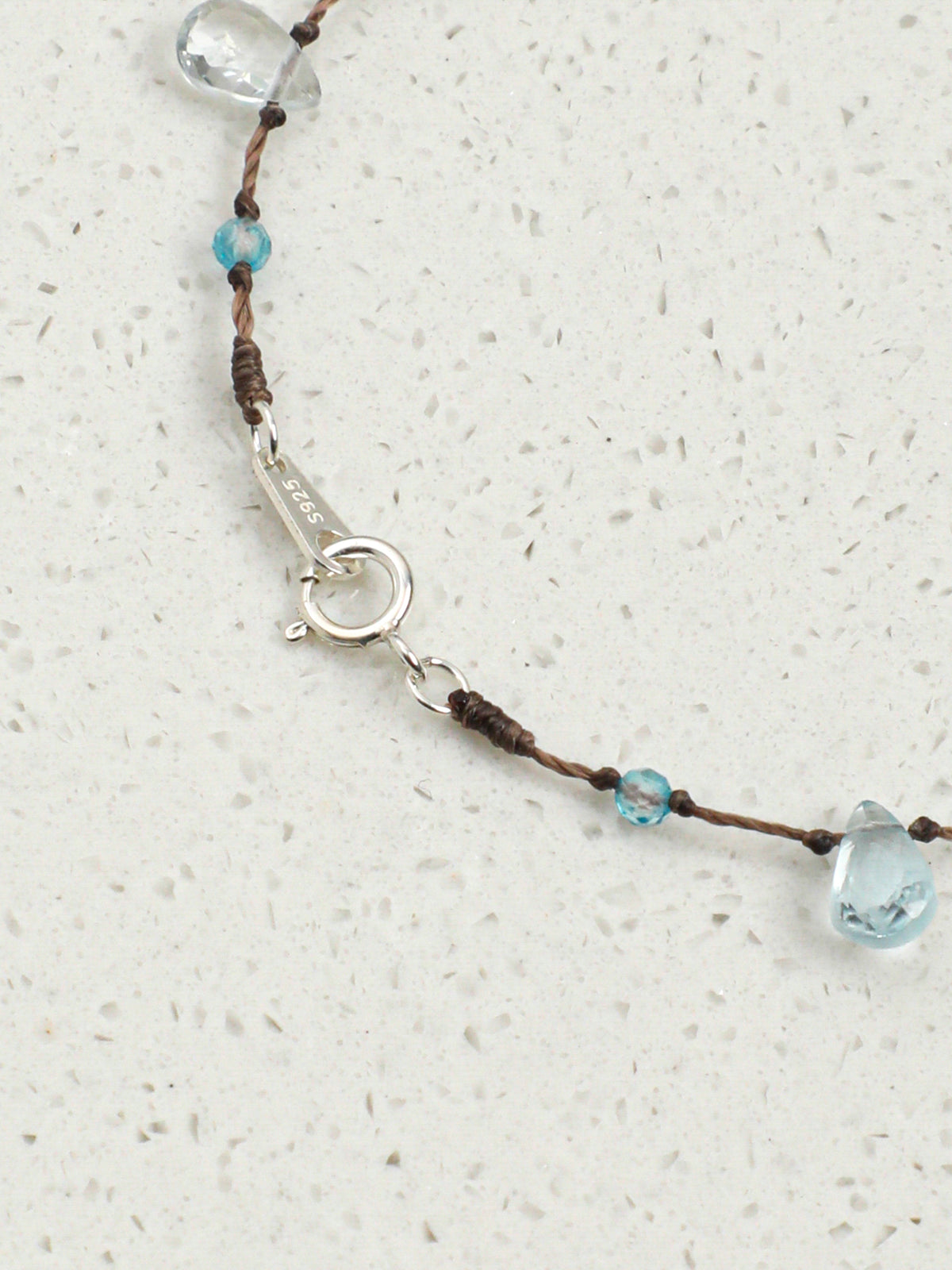 Colorful Mood Crystal Bracelet — topaz teardrop, faceted ametrine teardrop, faceted peridot teardrop | SENLORE