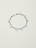 Minimalist Blue Topaz Bracelet — topaz teardrop, topaz | SENLORE