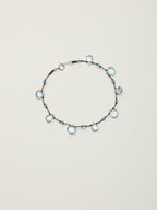 Minimalist Blue Topaz Bracelet — topaz teardrop, topaz | SENLORE