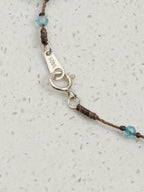 Minimalist Blue Topaz Bracelet — topaz teardrop, topaz | SENLORE