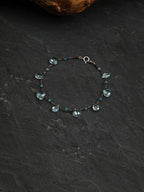 Minimalist Blue Topaz Bracelet — topaz teardrop, topaz | SENLORE