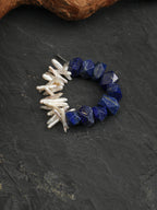 SENLORE Baroque Lapis Lazuli Bracelet – Lifestyle Shot