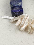 SENLORE Baroque Lapis Lazuli Bracelet – Lifestyle Shot