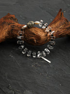 Clear Quartz Cherry Blossom & Baroque Pearl Bracelet — Clear Quartz, Baroque Pearl & Sterling Silver | SENLORE