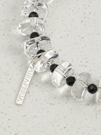 Clear Quartz Cherry Blossom & Baroque Pearl Bracelet — Clear Quartz, Baroque Pearl & Sterling Silver | SENLORE