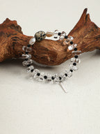 Clear Quartz Cherry Blossom & Baroque Pearl Bracelet — Clear Quartz, Baroque Pearl & Sterling Silver | SENLORE
