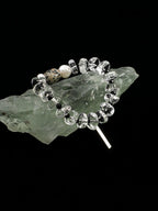Clear Quartz Cherry Blossom & Baroque Pearl Bracelet — Clear Quartz, Baroque Pearl & Sterling Silver | SENLORE