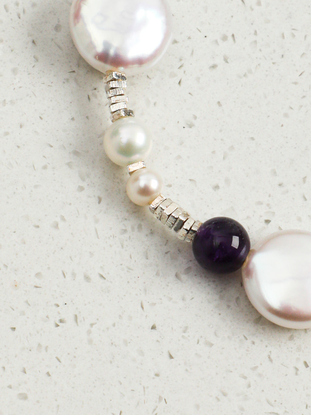 Teardrop Baroque Pearl & Lapis Bracelet — Baroque Pearl, Lapis Lazuli & Sterling Silver | SENLORE