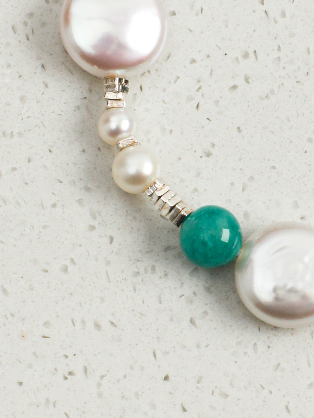 Teardrop Baroque Pearl & Lapis Bracelet — Baroque Pearl, Lapis Lazuli & Sterling Silver | SENLORE