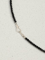 Black Tourmaline Layered Pearl Necklace — Black Tourmaline, Pearl & Sterling Silver | SENLORE