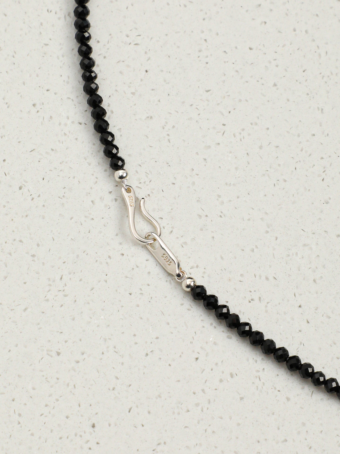 Black Tourmaline Layered Pearl Necklace — Black Tourmaline, Pearl & Sterling Silver | SENLORE