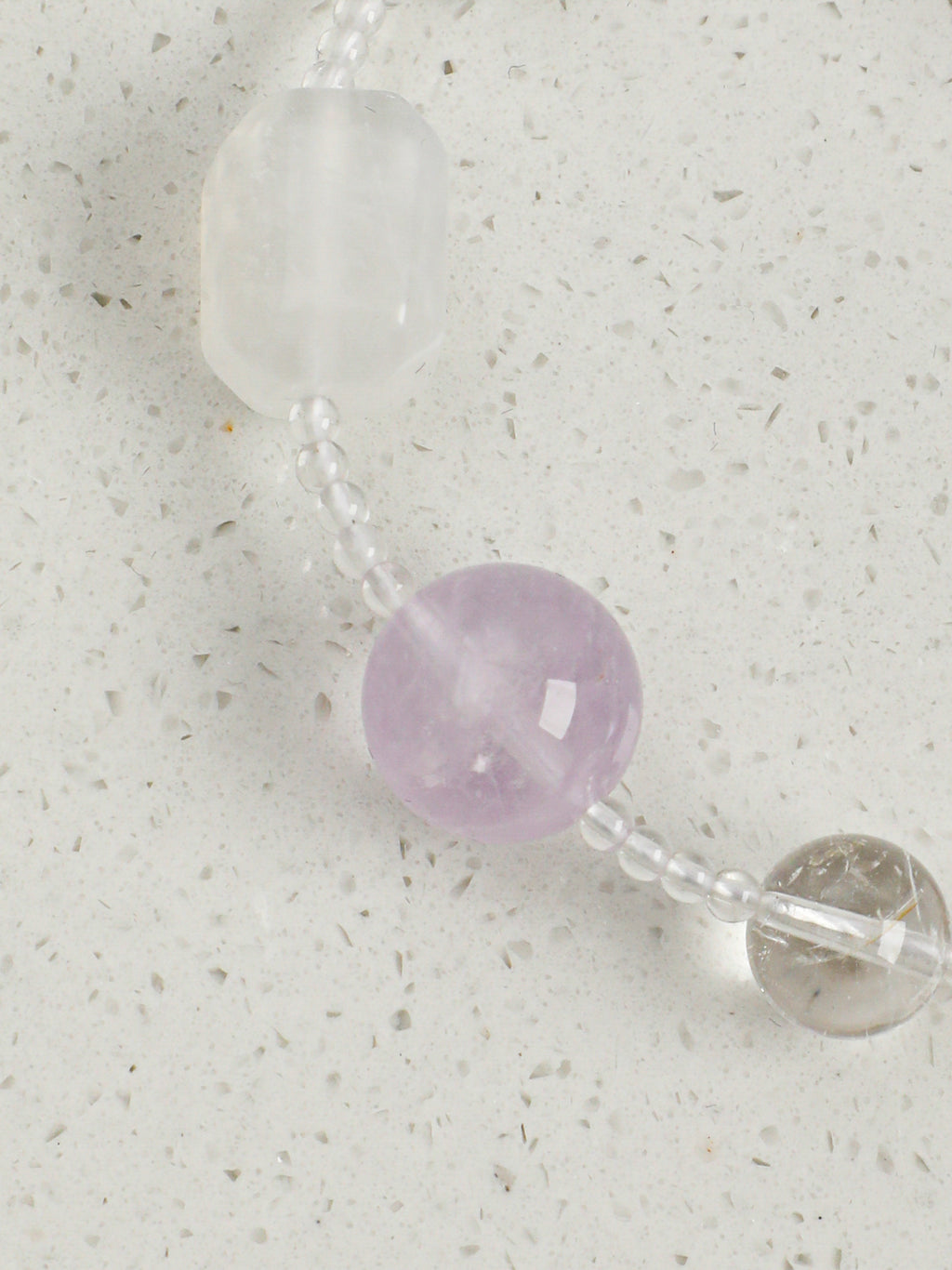 Square Baroque Amethyst Bracelet — Amethyst, Baroque Pearl & Sterling Silver | SENLORE