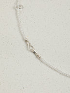 Minimal Clear Quartz & Baroque Pearl Necklace — Clear Quartz, Baroque Pearl & Sterling Silver | SENLORE