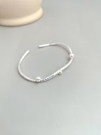 French Pearl Bangle — Pearl, Sterling Silver & 18K Gold Vermeil | SENLORE