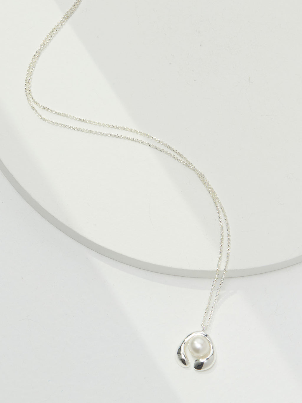 Freshwater Pearl Sterling Silver Necklace — Pearl & Sterling Silver | SENLORE