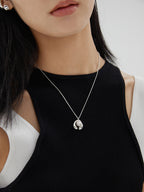 Freshwater Pearl Sterling Silver Necklace — Pearl & Sterling Silver | SENLORE