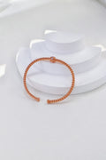 Cubic Zirconia Bangle — Cubic Zirconia & Sterling Silver | SENLORE