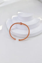 Cubic Zirconia Bangle — Cubic Zirconia & Sterling Silver | SENLORE