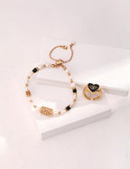 Iris Barrel Pearl Bracelet — Sterling Silver, 18K Gold Vermeil, cubic zirconia, natural freshwater pearl | SENLORE