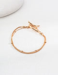 Double-Layer Bracelet — Sterling Silver, 18K Gold Vermeil | SENLORE
