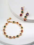 SENLORE Colorful Zircon Bracelet – Front View