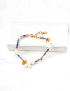 SENLORE Natural Pearl Amber Bracelet – Lifestyle Shot