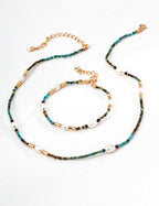 SENLORE Minimalist Turquoise Bracelet – Lifestyle Shot