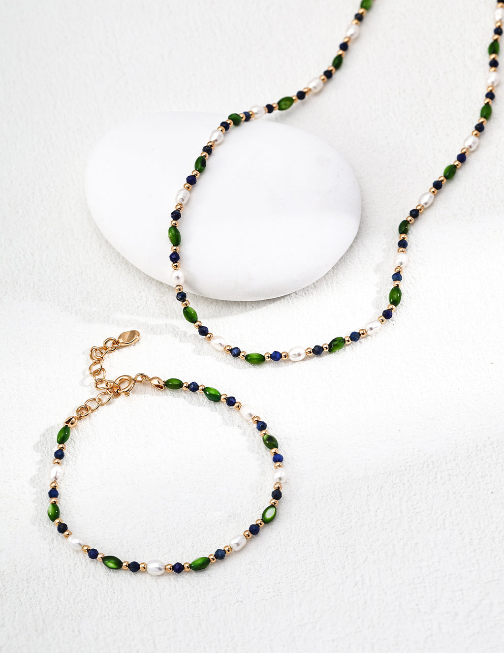 SENLORE Celestial Iridescent Bracelet – Front View