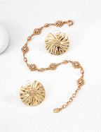 Court Floral Zircon Bracelet — Sterling Silver, 18K Gold Vermeil, cubic zirconia | SENLORE