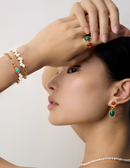 SENLORE Natural Turquoise Pearl Bracelet – Lifestyle Shot