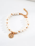 SENLORE Round Button Bracelet – Detail Close-up
