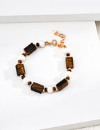 SENLORE Maillard Tiger's Eye Bracelet – Side View
