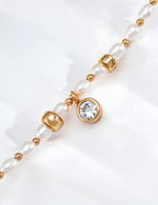 SENLORE Zircon Pearl Bracelet – Front View