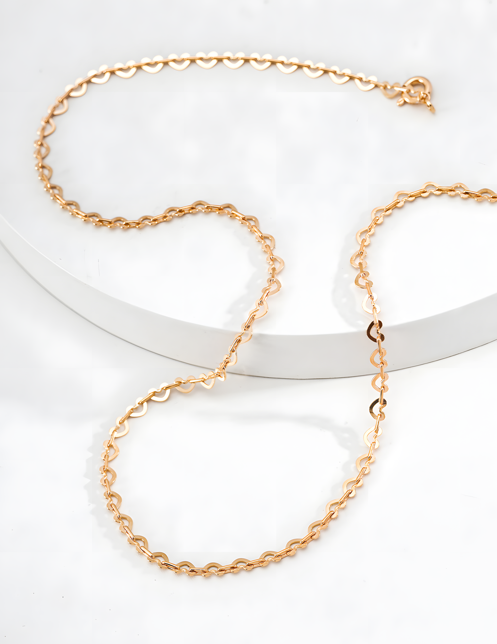 SENLORE Minimalist Collarbone Necklace – Front View