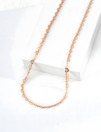 SENLORE Minimalist Collarbone Necklace – Side View