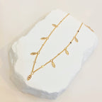 Leaf Pendant Necklace — Sterling Silver & 18K Gold Vermeil | SENLORE