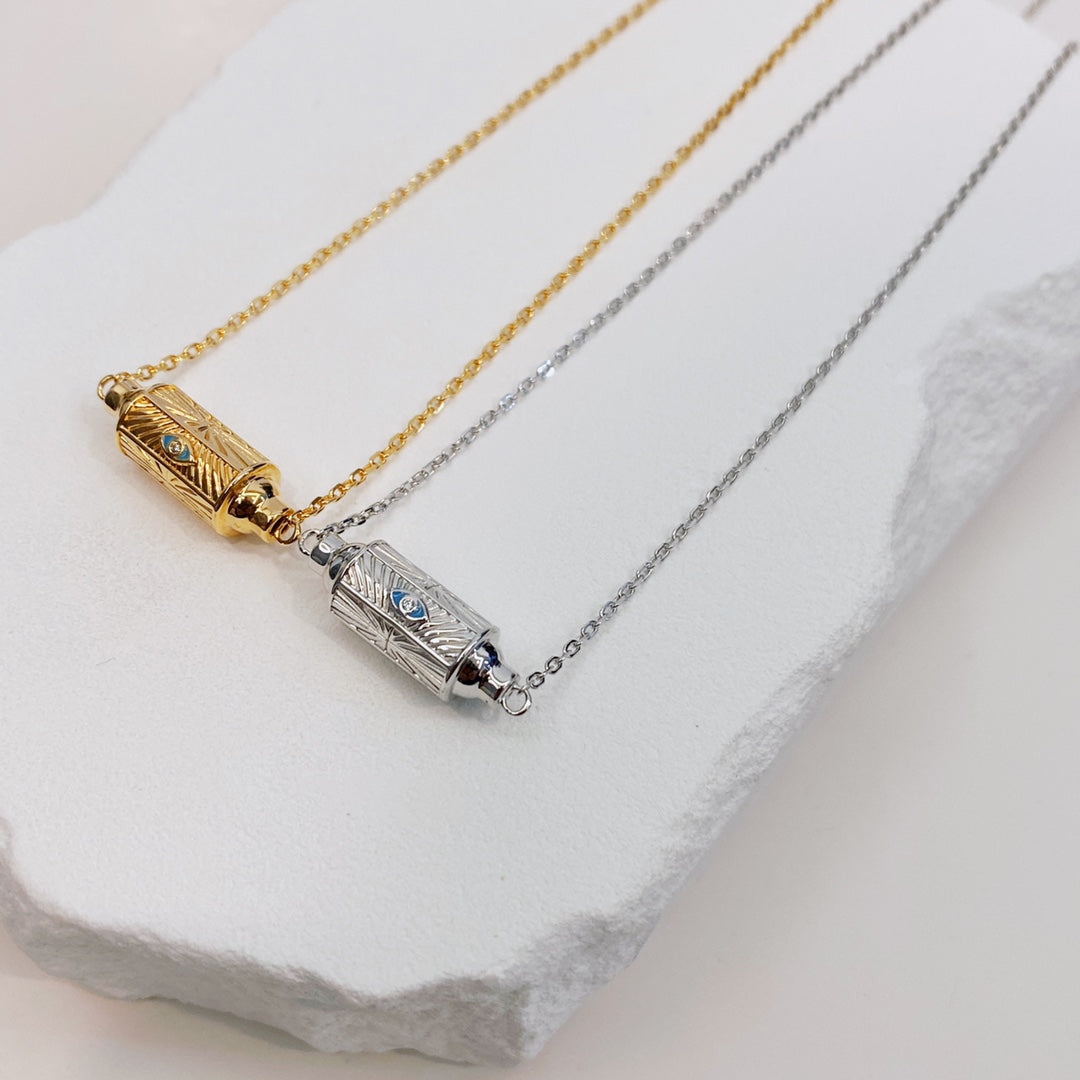 Silver Teapot Pendant Necklace — Sterling Silver & 18K Gold Vermeil | SENLORE