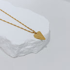 Heart-Smiley Pendant Necklace — 18K Gold Vermeil | SENLORE