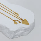 Heart-Smiley Pendant Necklace — 18K Gold Vermeil | SENLORE