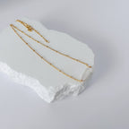 Baroque Pearl Chain Necklace — Baroque Pearl & 18K Gold Vermeil | SENLORE