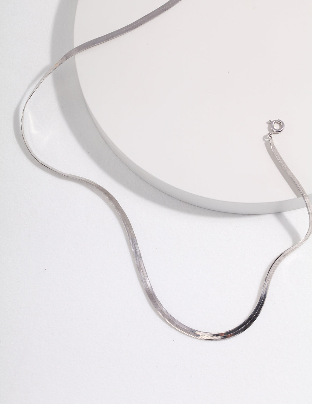 Snake Chain Necklace — Sterling Silver, 18K Gold Vermeil | SENLORE