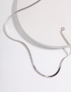 Snake Chain Necklace — Sterling Silver, 18K Gold Vermeil | SENLORE