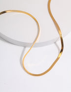 Snake Chain Necklace — Sterling Silver, 18K Gold Vermeil | SENLORE