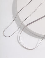 Snake Chain Necklace — Sterling Silver, 18K Gold Vermeil | SENLORE