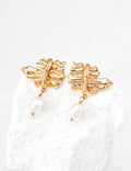 Vintage Pearl Earrings — Sterling Silver, 18K Gold Vermeil, natural freshwater pearl | SENLORE
