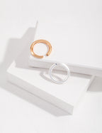 Minimal Blue Zircon Ring — Sterling Silver, 18K Gold Vermeil, cubic zirconia | SENLORE