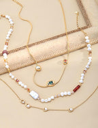 Simple Pearl Necklace — 18K Gold Vermeil, natural freshwater pearl | SENLORE