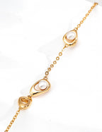 Simple Pearl Necklace — 18K Gold Vermeil, natural freshwater pearl | SENLORE