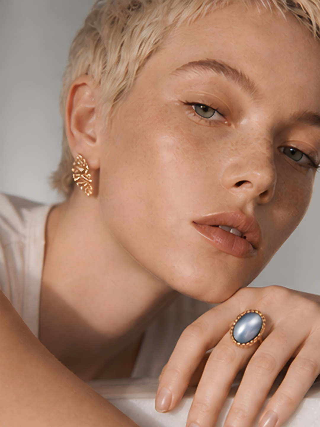 Vintage Mabe Pearl Ring